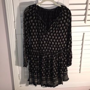 Zara Long-Sleeve Tunic Dress XS